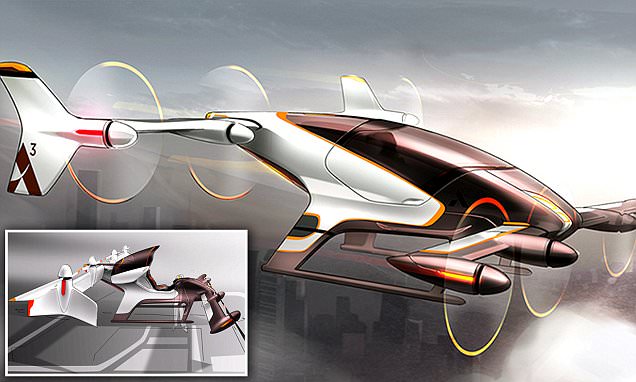 Airbus Kembangkan `Taksi Udara` yang Siap Operasi 2020 dan Order via Ponsel